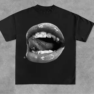 Tongue Tee Black T-shirt